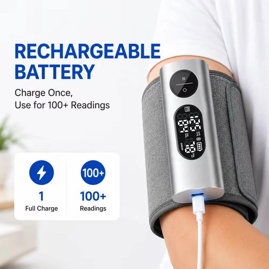 Bluetooth Upper Arm Blood Pressure Monitor With Dual Memory