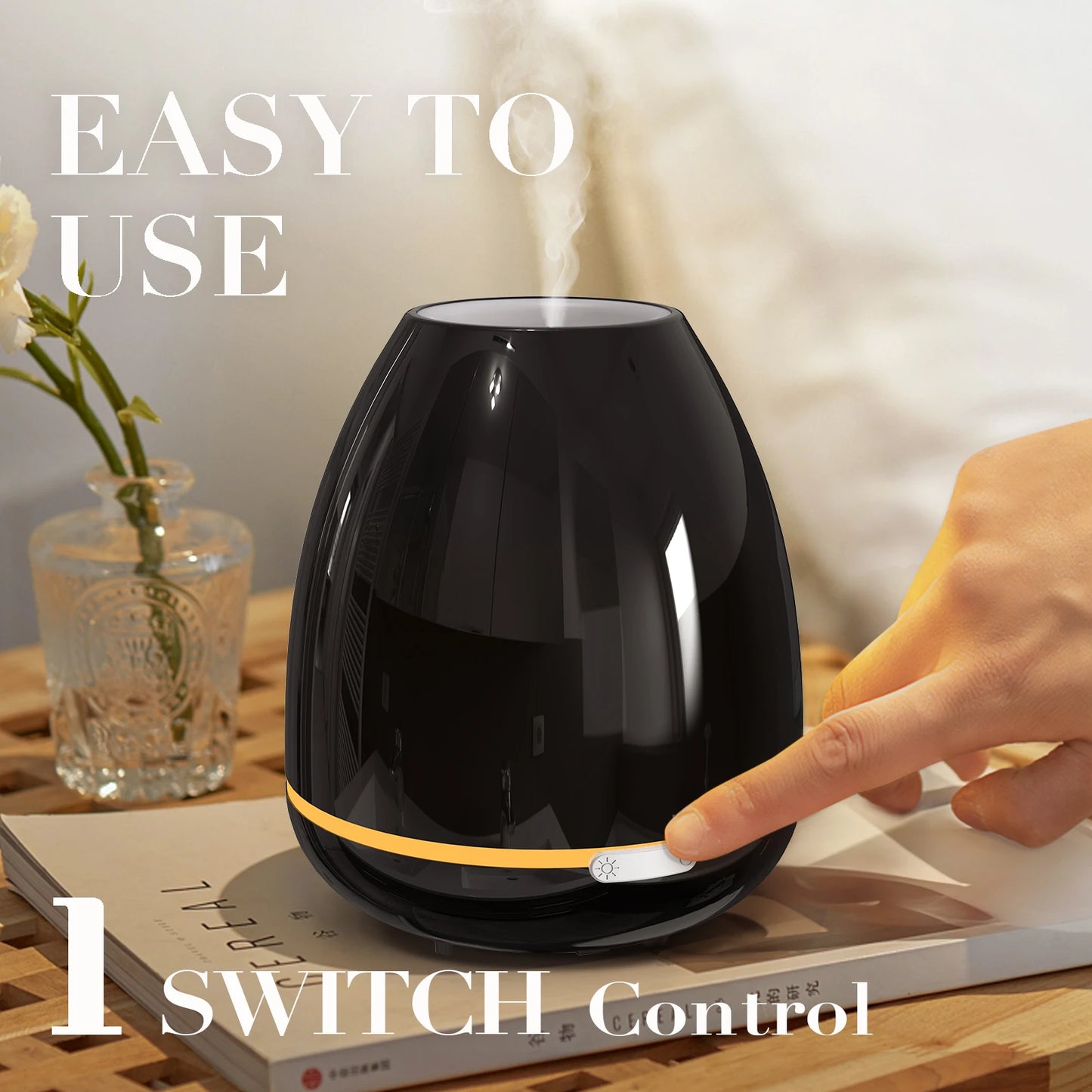 Fashome Desktop Aromatherapy Diffuser Ultrasonic Mist Humidifier
