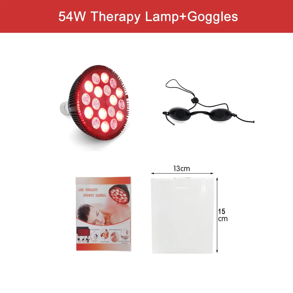 High-Concerned Chemical Red Light Therapy Lamp With Holder 660nm 850nm