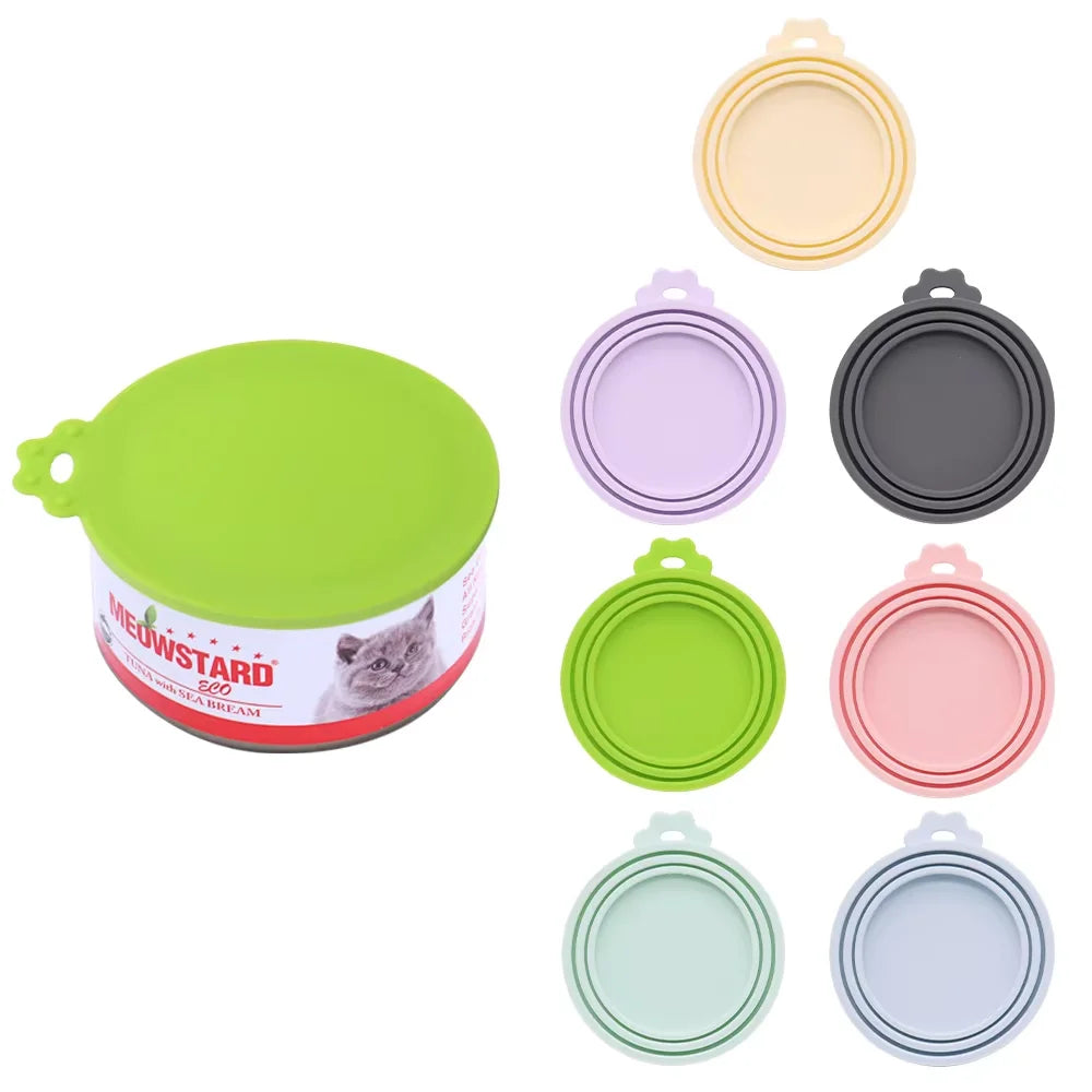 Reusable Silicone Universal Pet Can Lid Keeps Food Fresh Bpa Free