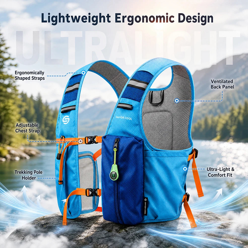Tactical Cooling Vest Refrigeration With Water Bladder For Heat Relief