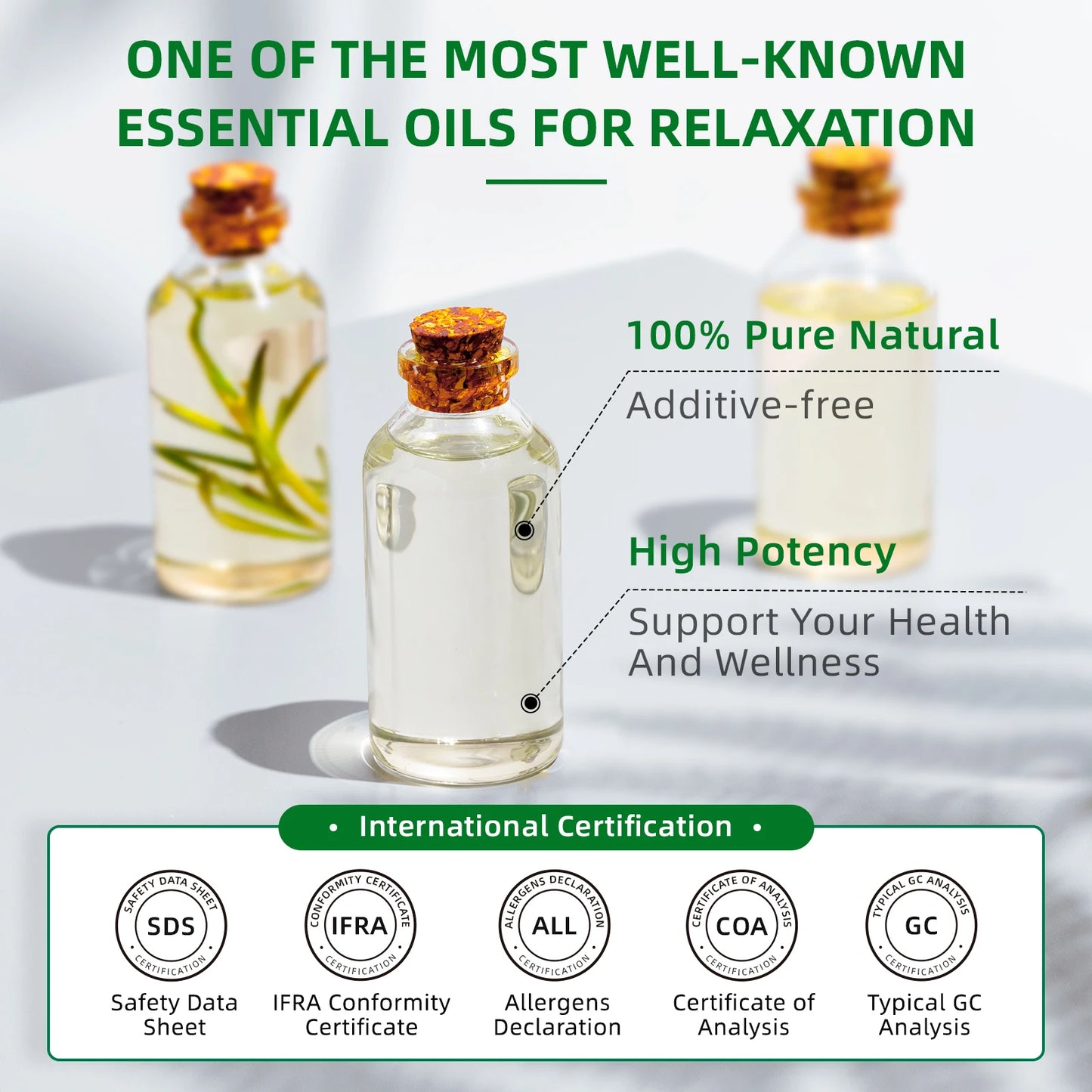 HIQILI Chamomile Essential Oil Pure Floral For Diffuser And Massage
