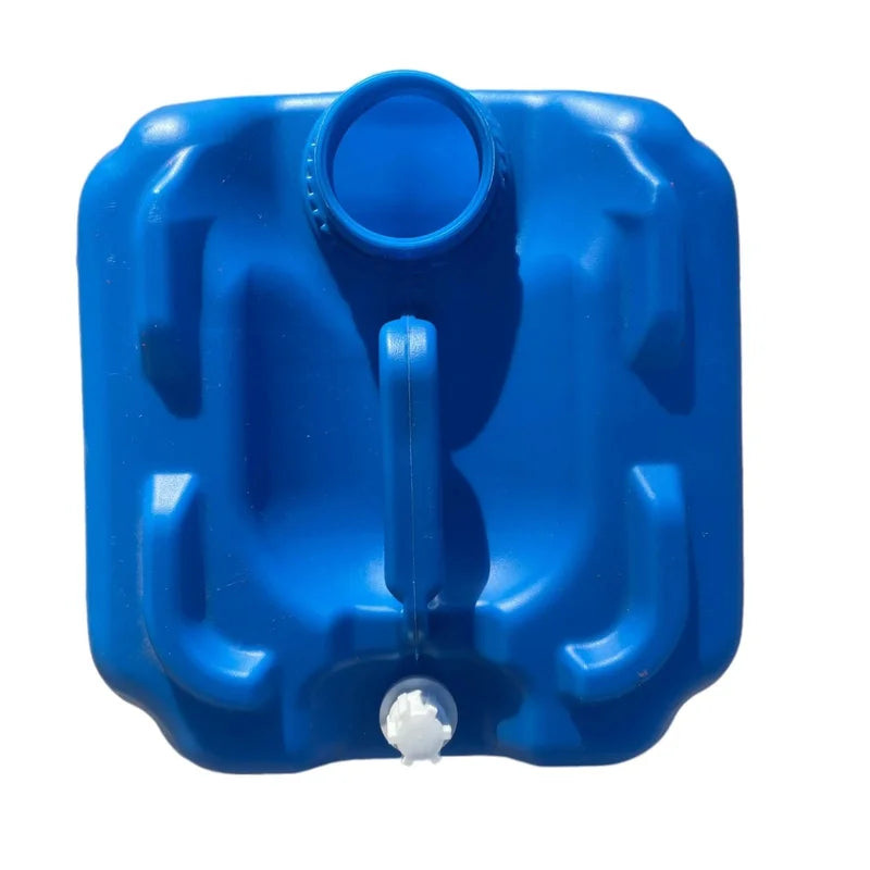Hedpack 5 Gallon Blue Camping Water Storage Container Jug With Spigot