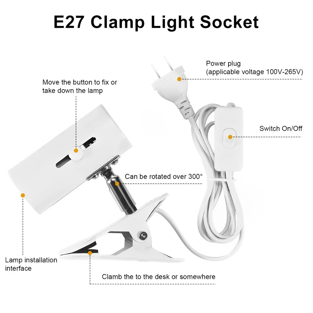 High-Concerned Chemical Red Light Therapy Lamp With Holder 660nm 850nm