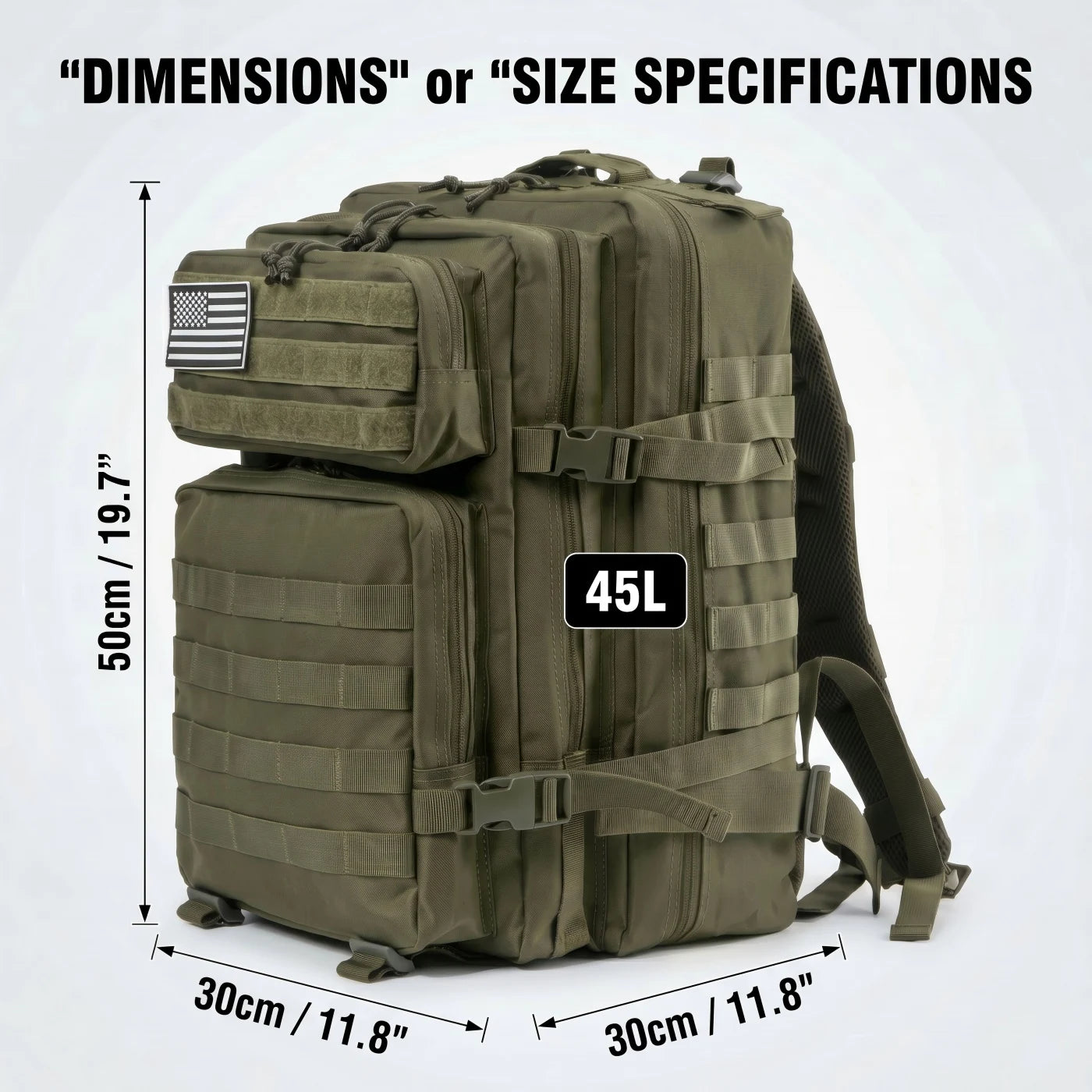 Refire Gear Durable Tactical Travel Backpack For Hiking