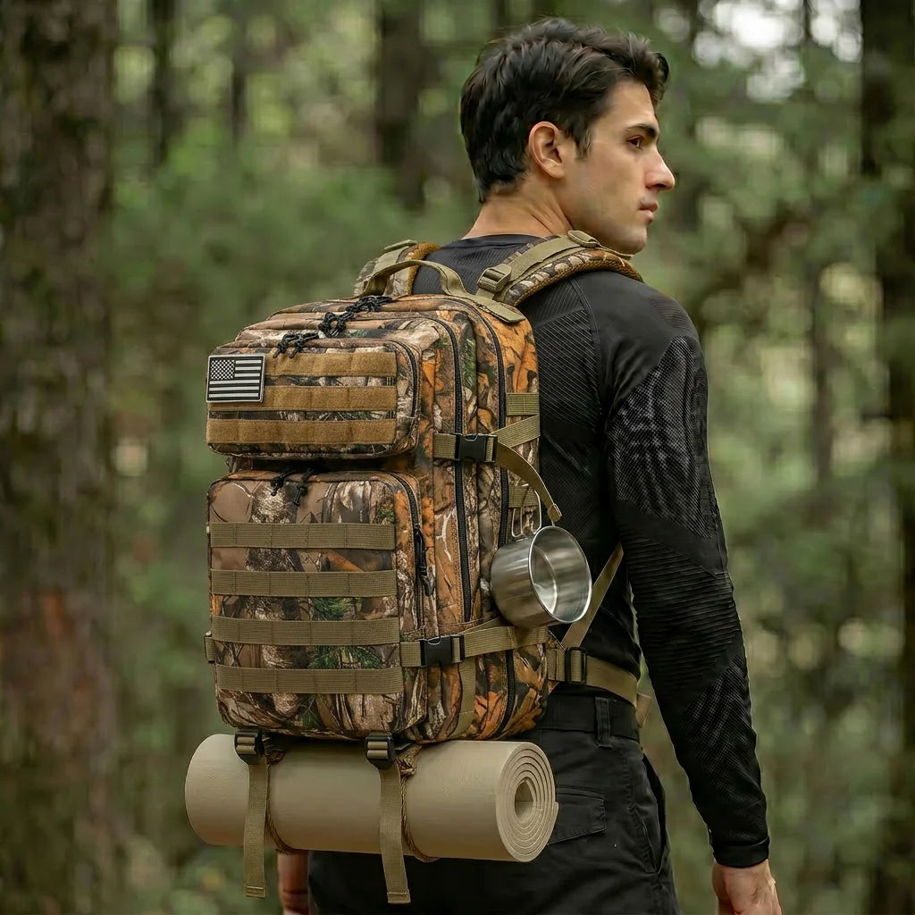 Refire Gear Durable Tactical Travel Backpack For Hiking
