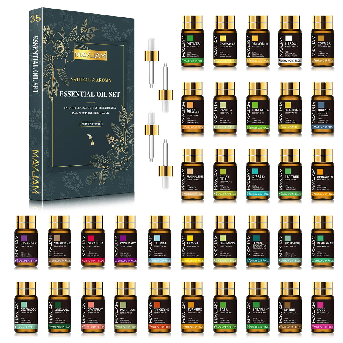 MAYJAM Essential Oils Set For Humidifier Diffuser And Air Freshener
