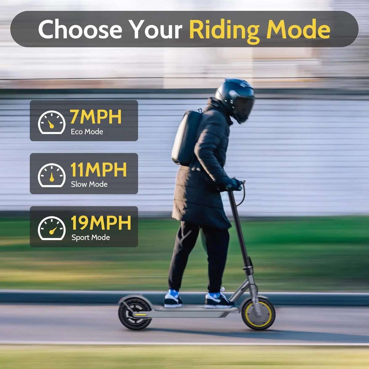 NAVIC T5 Electric Scooter 350W 19 MPH App Smart Control