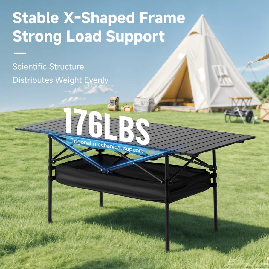 Senmeo Lightweight Folding Aluminum Camping Table