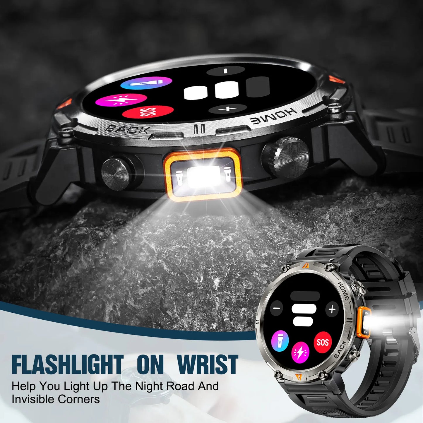 EIGIIS KE3 Bluetooth Call Smartwatch for Men With Heart Rate