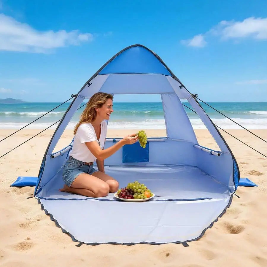 Beach Tent Sun Shelter With UPF 50 Protection