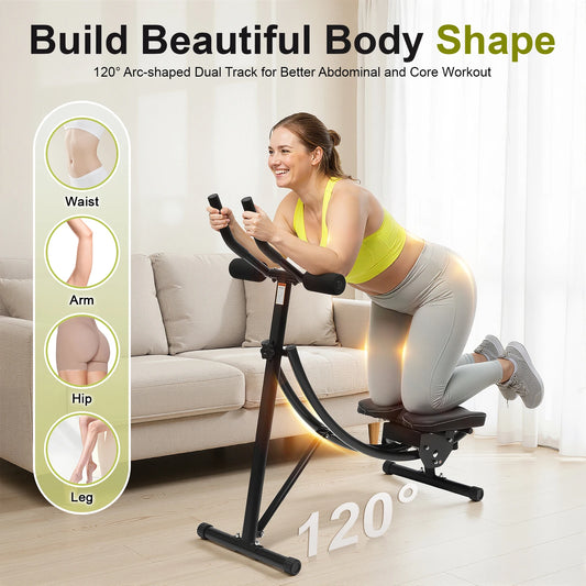 Home Gym Abdominal Cruncher Machine For Core Strength Training