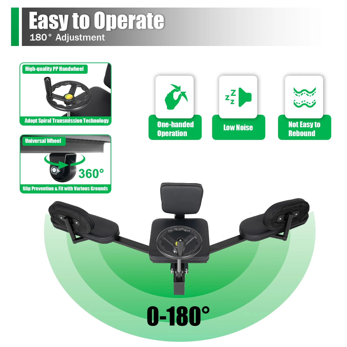 Hands Free Yoga Leg Stretcher Training Bar With Cushion Support