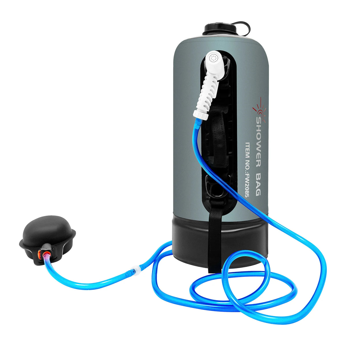 Bymaocar 12L Portable Camping Shower Bag With Hose