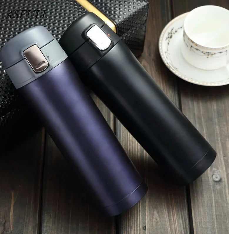 Stainless Steel Vacuum Insulated Water Bottle Leakproof Thermal Flask