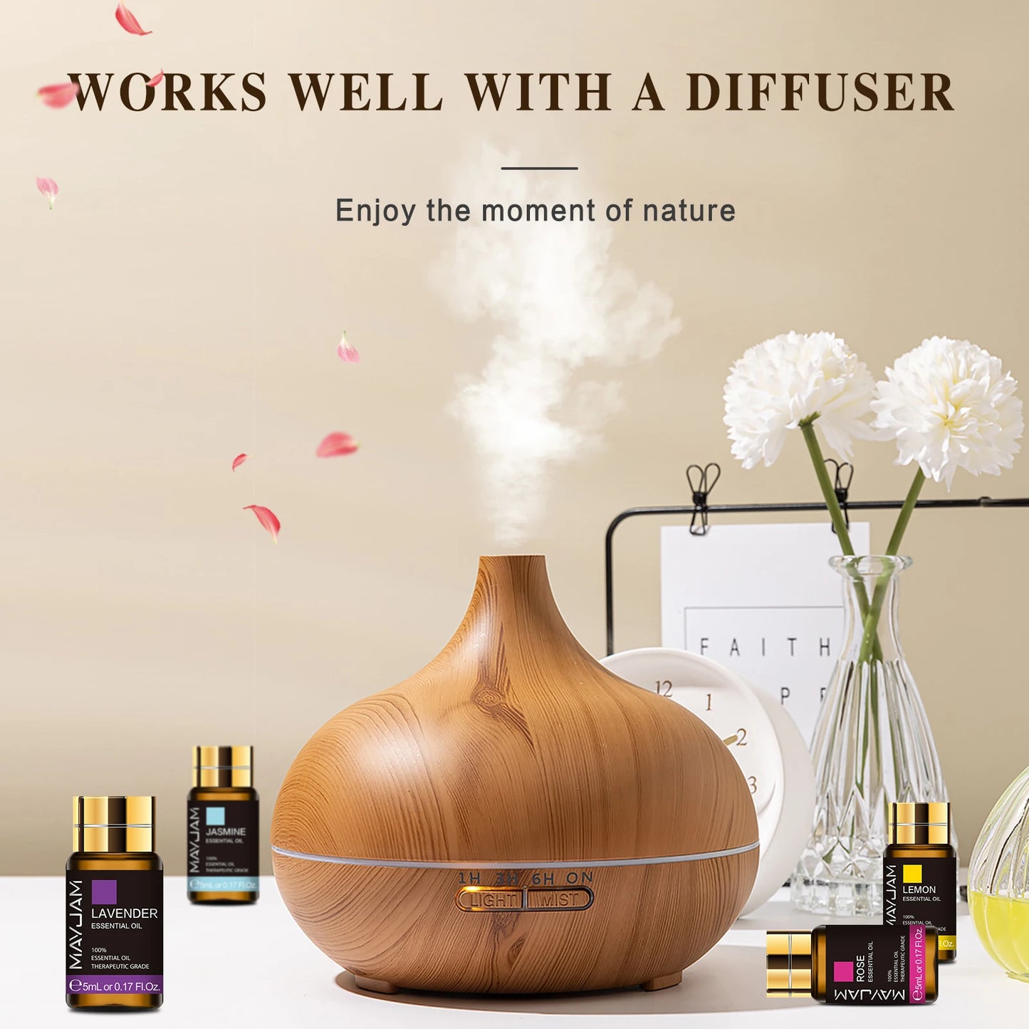 MAYJAM Essential Oils Set For Humidifier Diffuser And Air Freshener