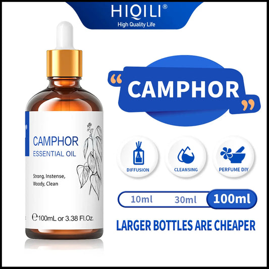 HIQILI Camphor Essential Oil For Diffuser And Insect Repellent