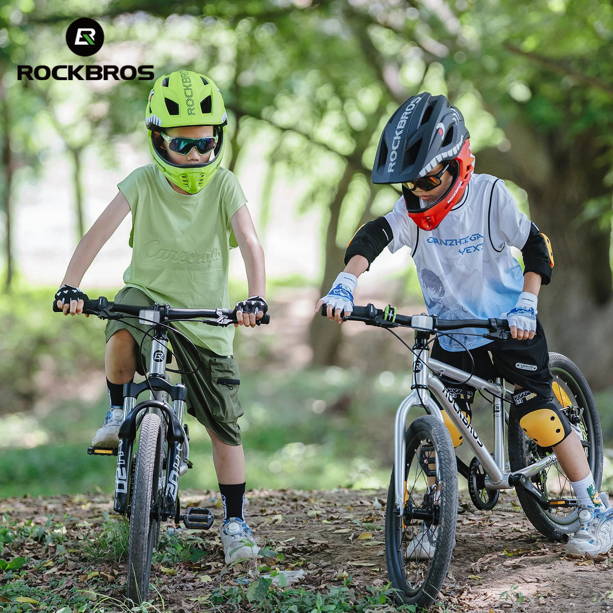 Rockbros Child Detachable Full Face Impact Resistant Cycling Helmet