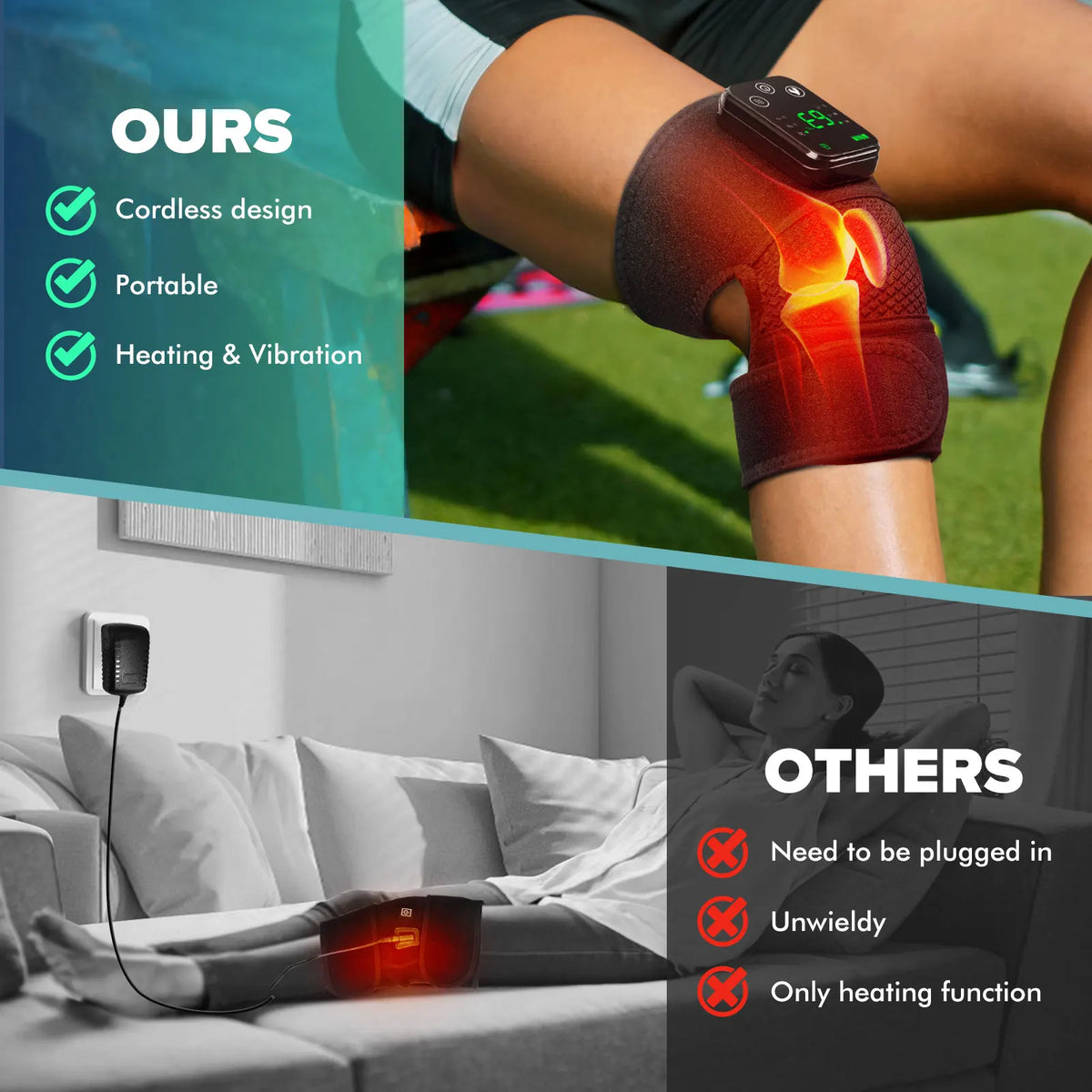 Intelligent Electric Heating Knee Shoulder Neck Massage Device