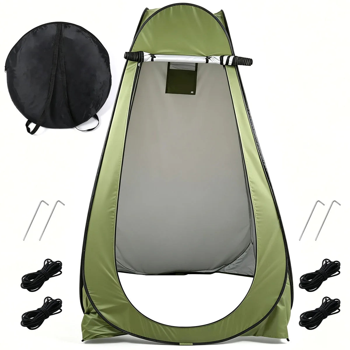 Instant Pop Up Portable Outdoor Privacy Shower Tent Waterproof Foldable