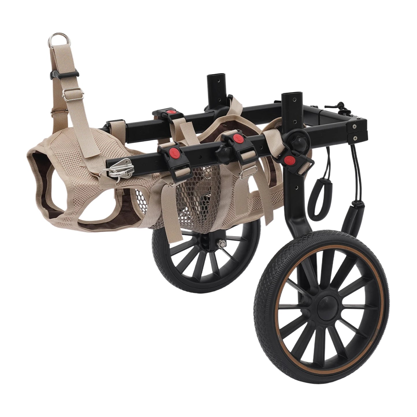Bymaocar Adjustable Aluminum Dog Wheelchair Leg Support Rehabilitation Aid