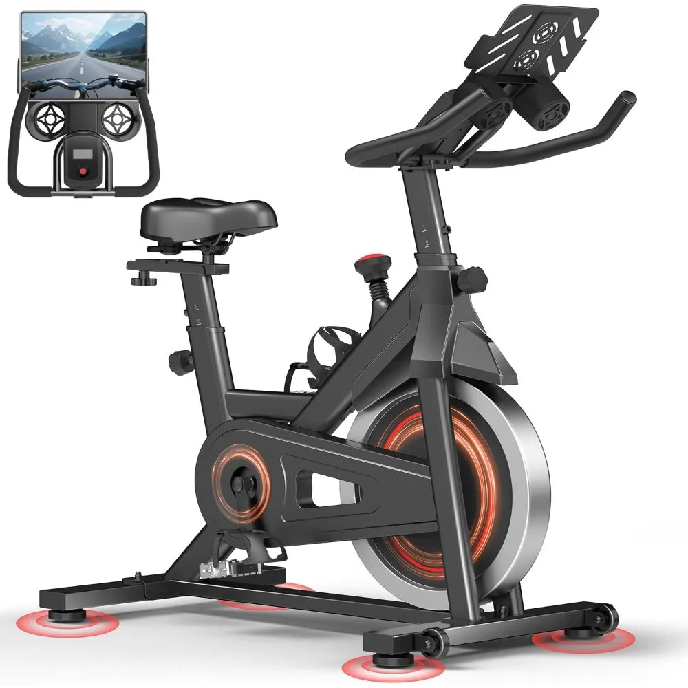 YTYIN Cursor Fitness Exercise Bike With Bluetooth App And Resistance