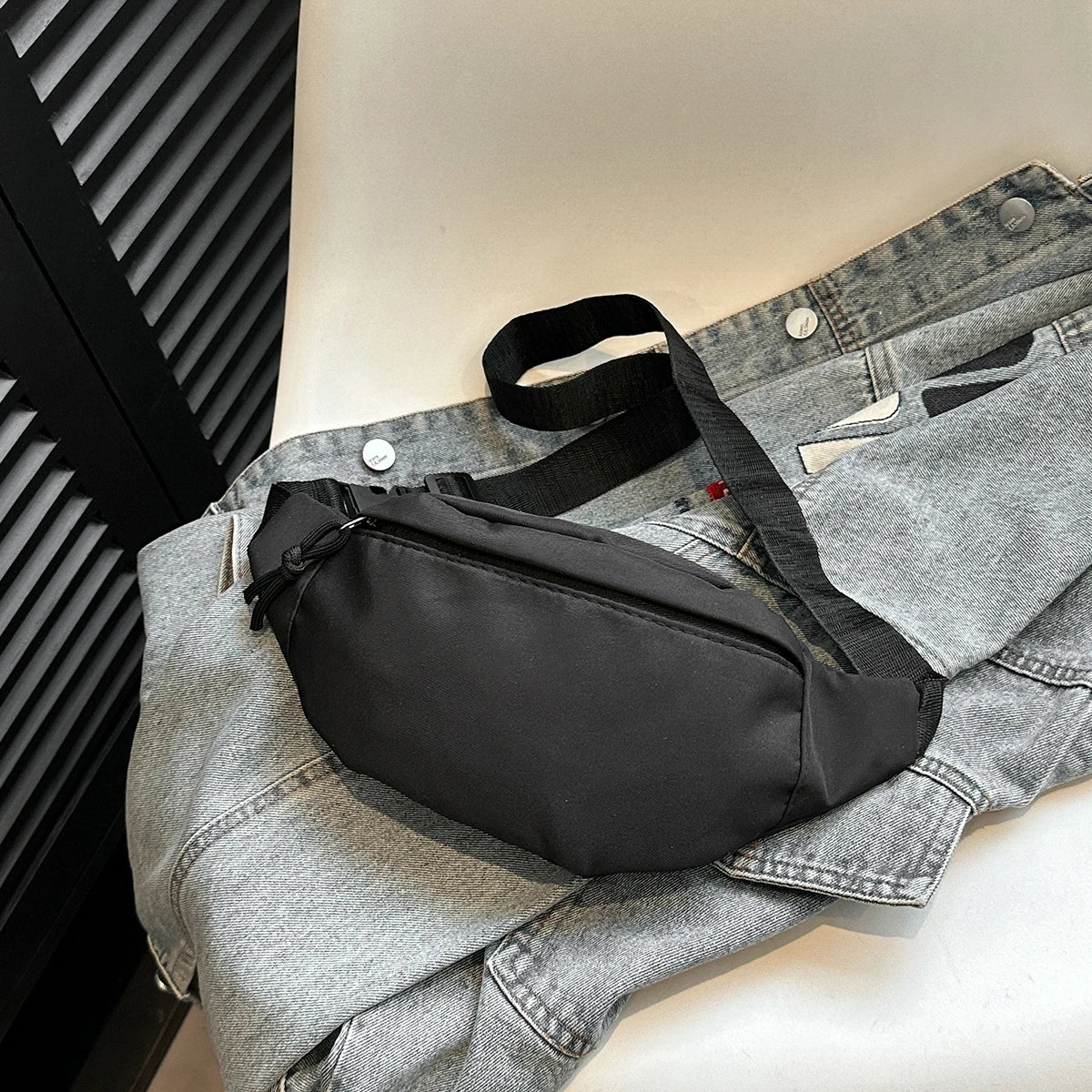Aerocandy Unisex Nylon Fanny Pack Waist Sling Bag