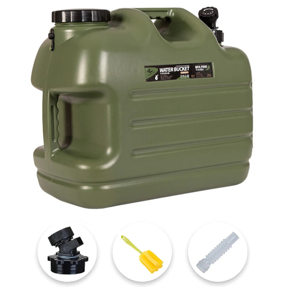 Desert Fox Military Green Water Tank Carrier Container With Spigot