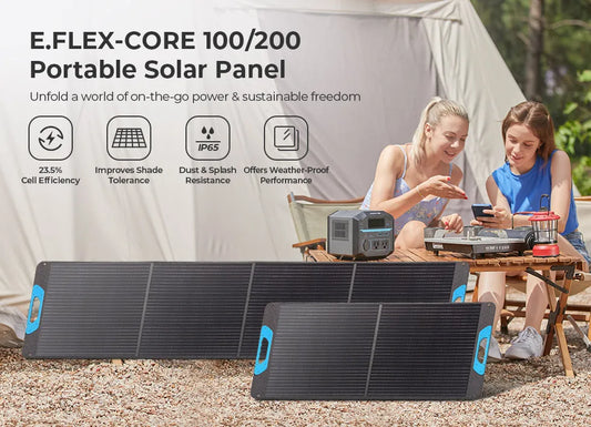 Renogy 200W Foldable Solar Panel Portable Waterproof Camping Power Backup