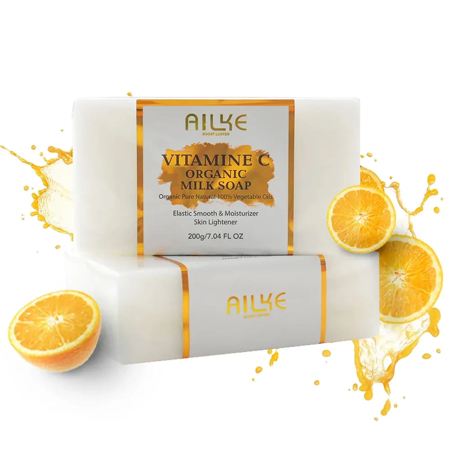 KYLIEFIT Ailke Organic Milk Soap Vitamin C Whitening
