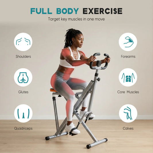 Foldable Squat Machine With Adjustable Resistance For Home Workout