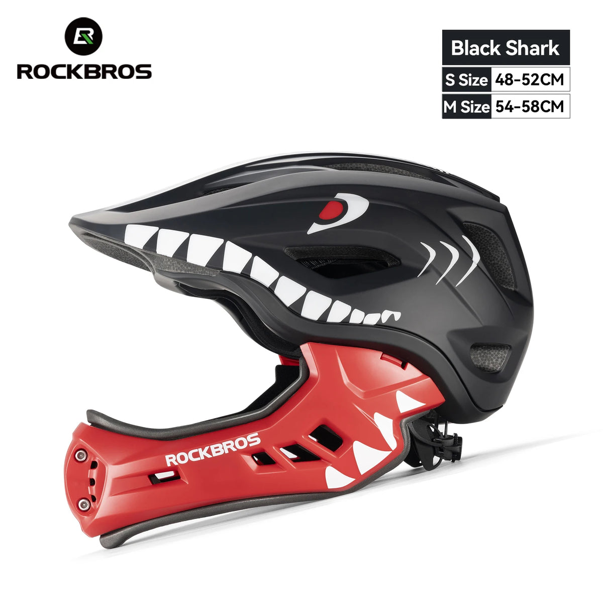 Rockbros Child Detachable Full Face Impact Resistant Cycling Helmet