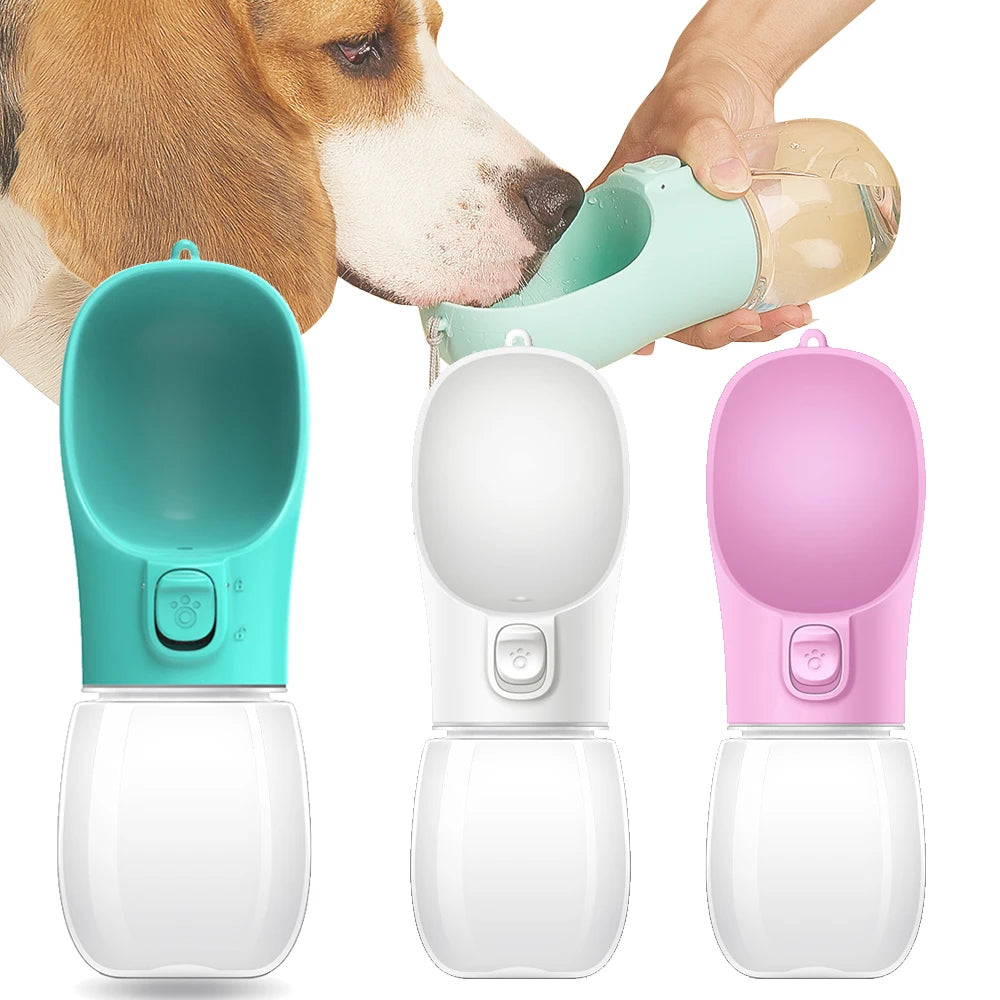 Holapet Portable Leakproof Dog Water Bottle With Bowl