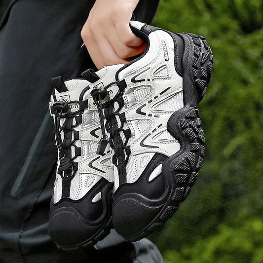 Outdoor hiking shoes for men, all-terrain cross-country running shoes, non-slip, wear-resistant, lightweight sports shoes