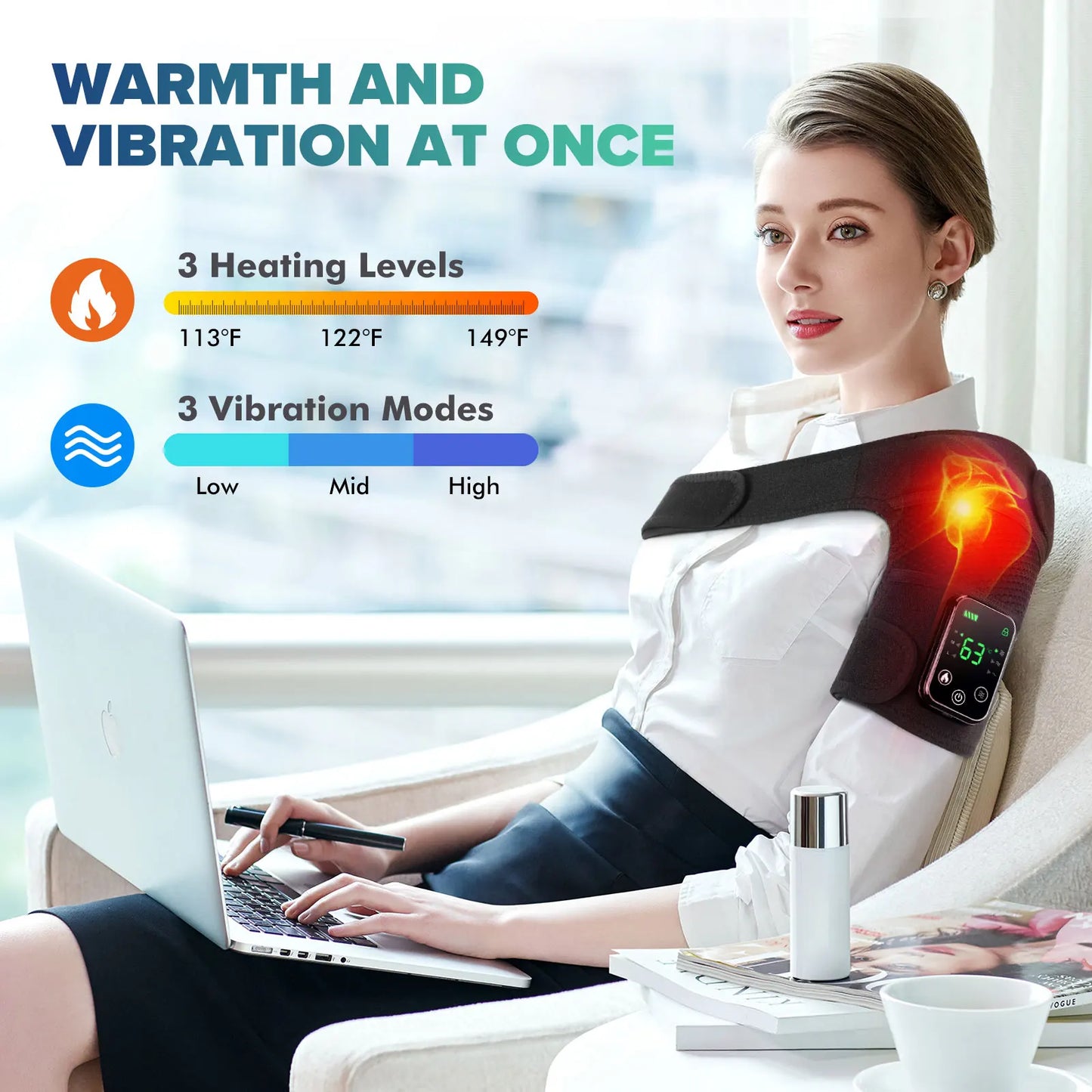 Intelligent Electric Heating Knee Shoulder Neck Massage Device