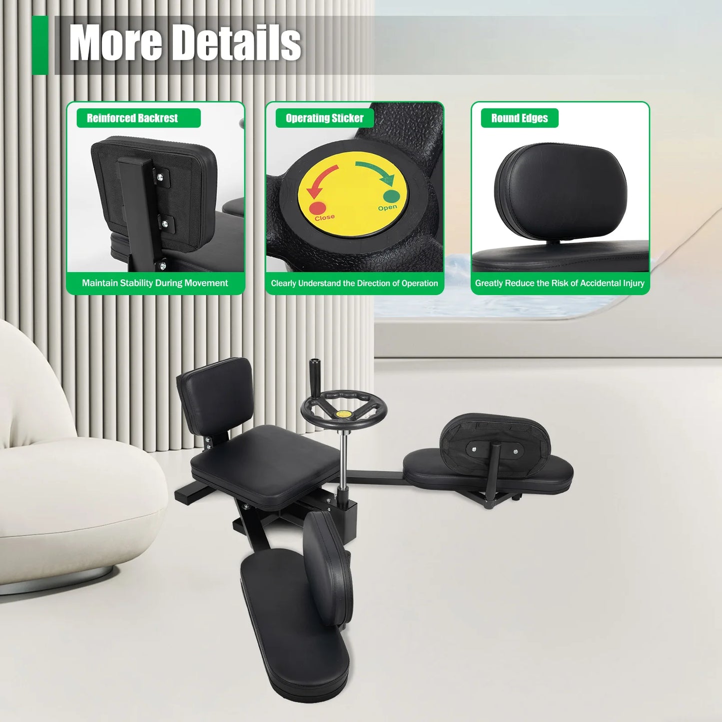 Hands Free Leg Stretcher Machine For Yoga Fitness Training