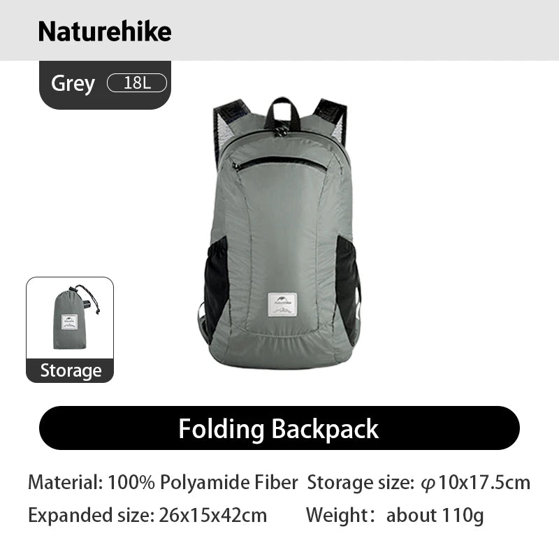 Naturehike Ultralight Waterproof Folding Backpack Outdoor Camping Hiking