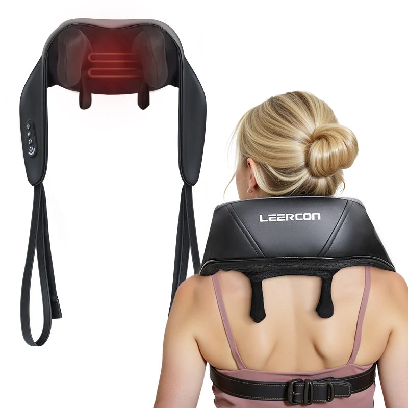 Leercon Shiatsu Neck And Shoulder Massager With Heat