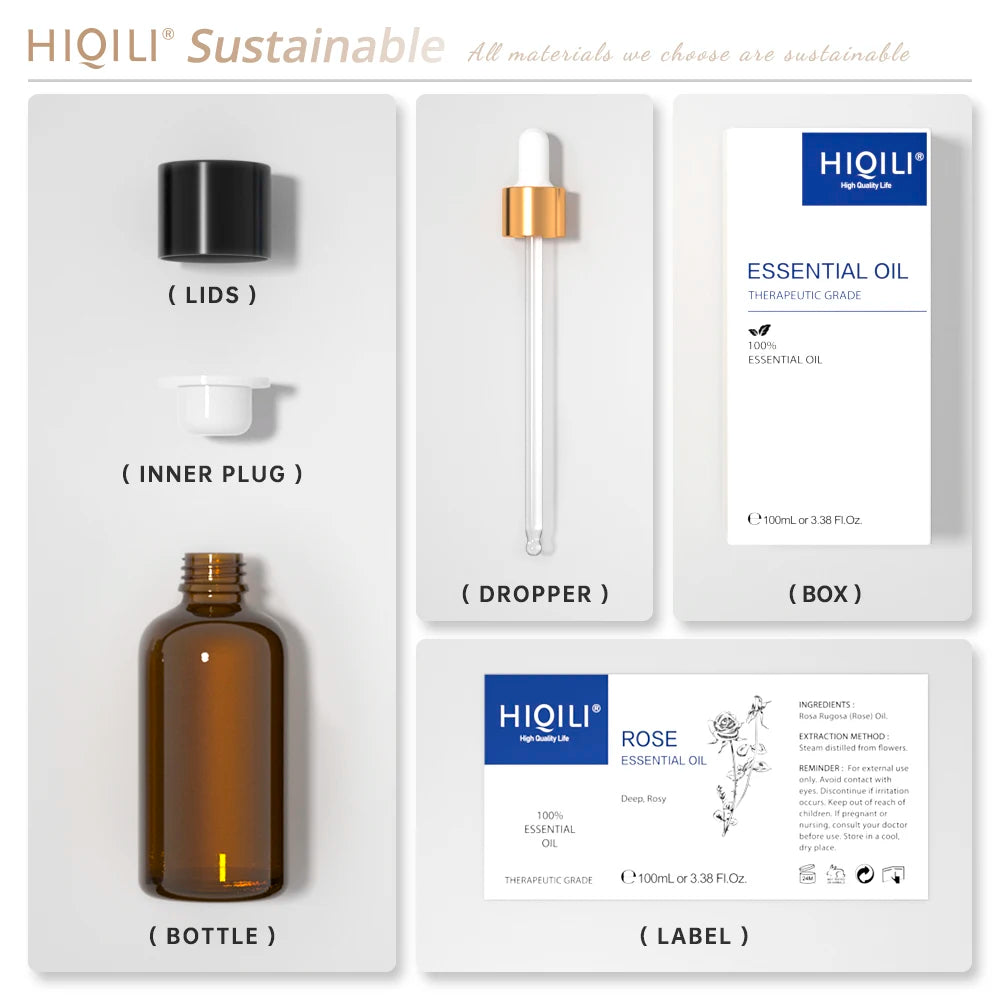 HIQILI Camphor Essential Oil For Diffuser And Insect Repellent