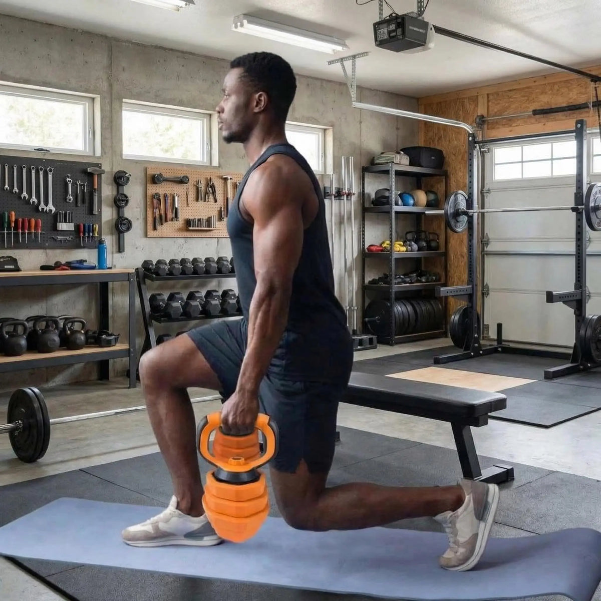 Adjustable Dumbbells, 44lbs Free Weight Set with Connector,4 In1 Dumbbells Set Used As Barbell,Kettlebells,Push Up Stand for Home Gym