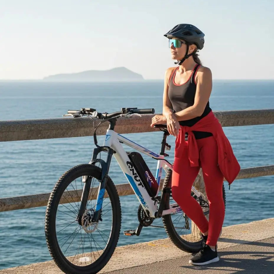 QNUT 1000W Adult Electric Mountain Bike With Removable Battery