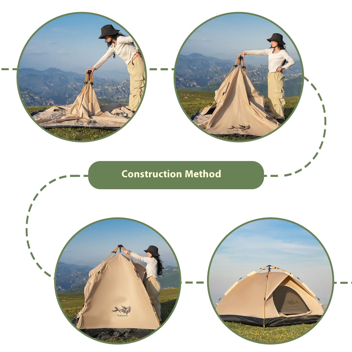 Pakicetus Instant Sun Rain Shelter For Beach Camping