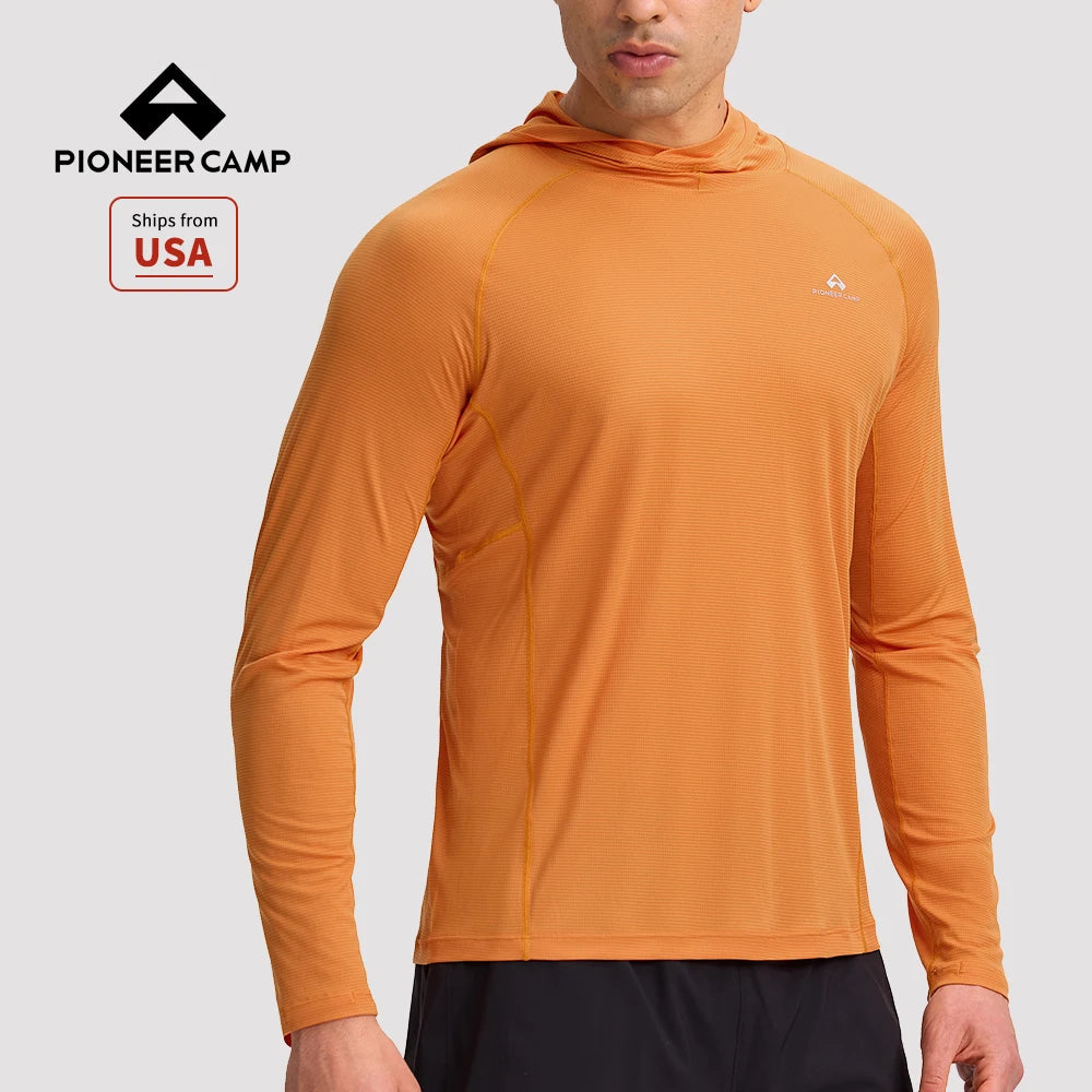 Pioneer Camp Men Lightweight Sun Protection Hoodie Quick Dry Hiking