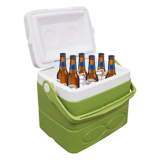 Portable Insulated Ice Chest With Handle For Beach Picnic Travel