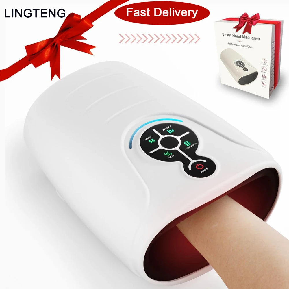 Lingteng Cordless Heated Hand Massager For Daily Relaxation