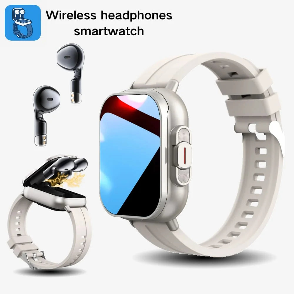 Bluetooth Sync Smart Watch With Earbuds Nfc Sleep Tracker