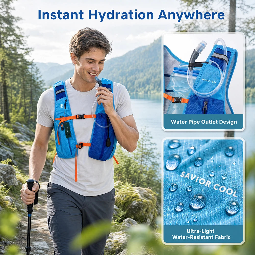 Tactical Cooling Vest Refrigeration With Water Bladder For Heat Relief