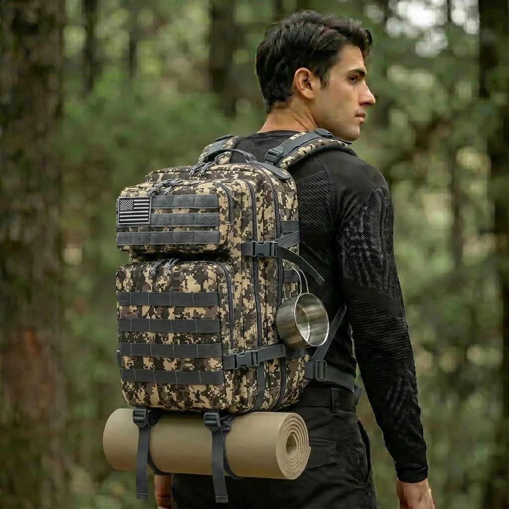 Refire Gear Durable Tactical Travel Backpack For Hiking