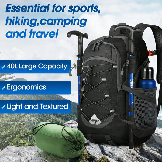 Lightweight Packable Hiking Backpack With Adjustable Straps
