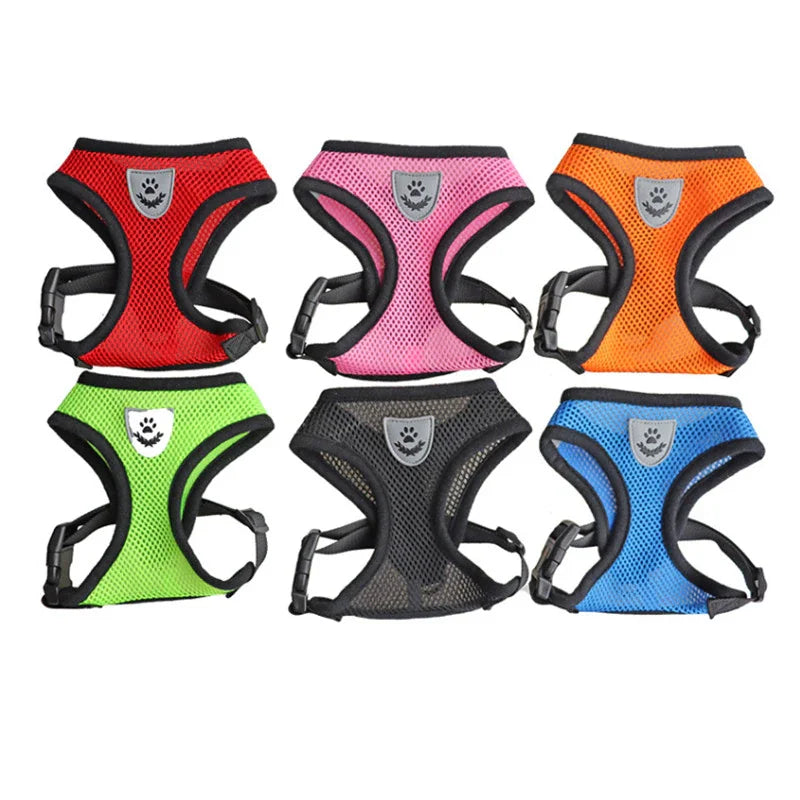 Adjustable Reflective Dog Harness With Leash